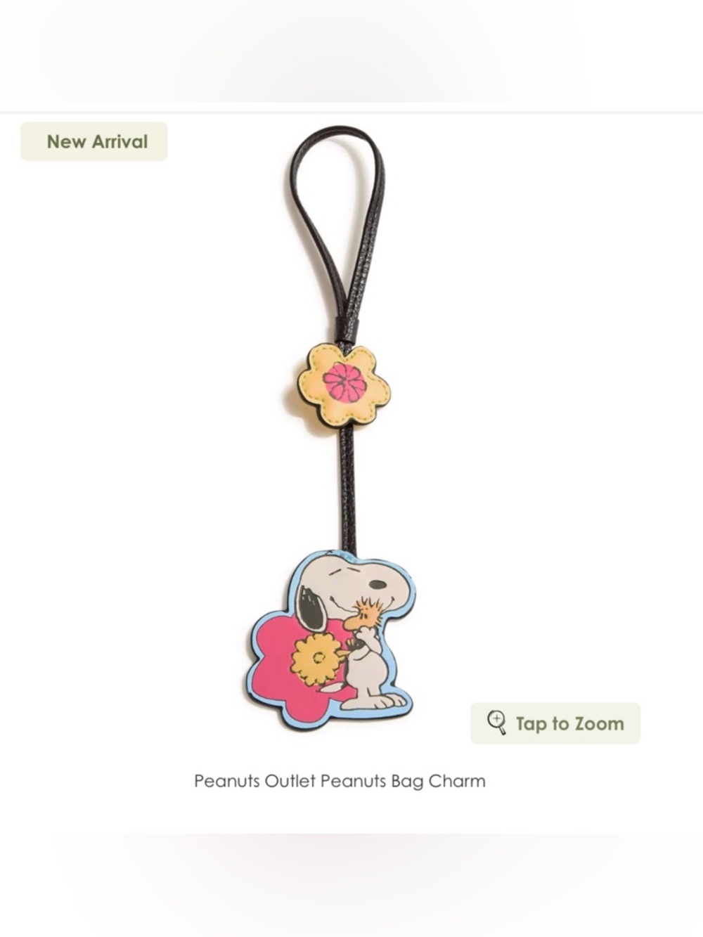 Vera Bradley x Peanuts Bagcharm & Wristlet Strap Bundle NWT - Picture 8 of 9